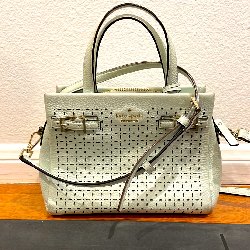 Mint And Gold Kate Spade Handbag